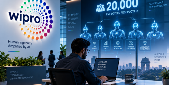 Wipro AI Frees Work Equal to 20,000 Employees