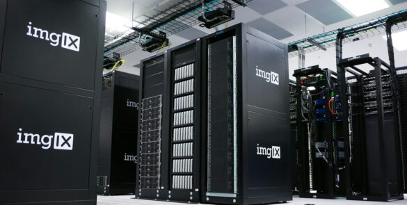 Server racks in a data centre, illustrating the computing infrastructure needed for India's AI GPU access plan